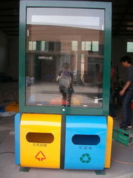 戶外廣告垃圾箱批發(fā)零售，弘盛廣告制品廠專業(yè)制造